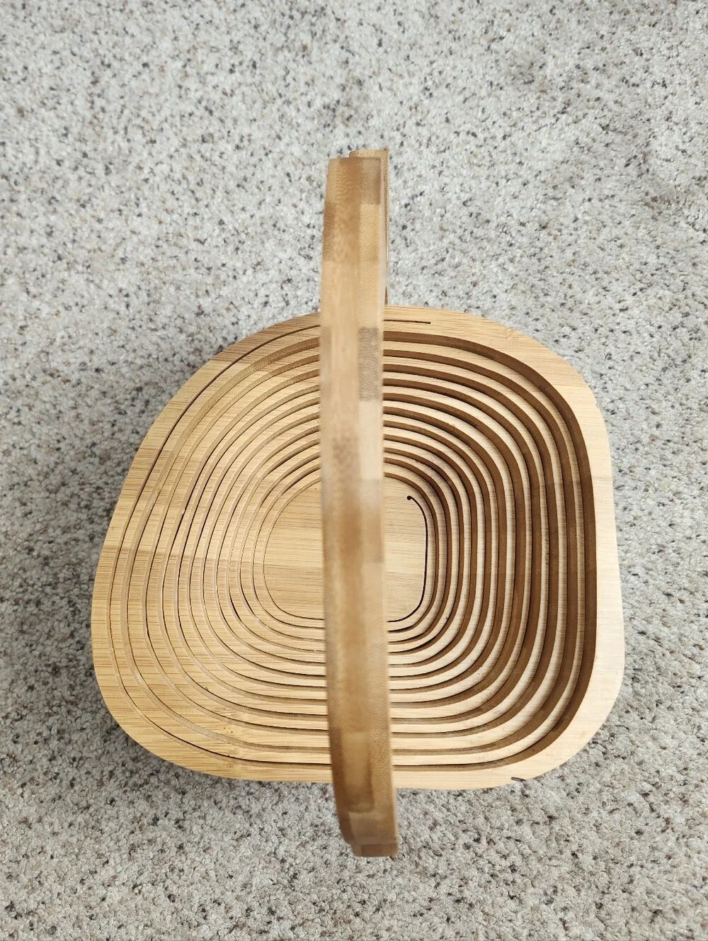 Vintage Fish-Shaped Wooden Basket